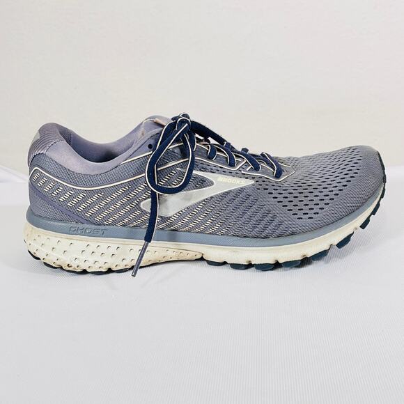 Brooks Ghost 12 Running Shoes Womens 9 Purple Low Top Gym Sneakers Trainers - Picture 6 of 11
